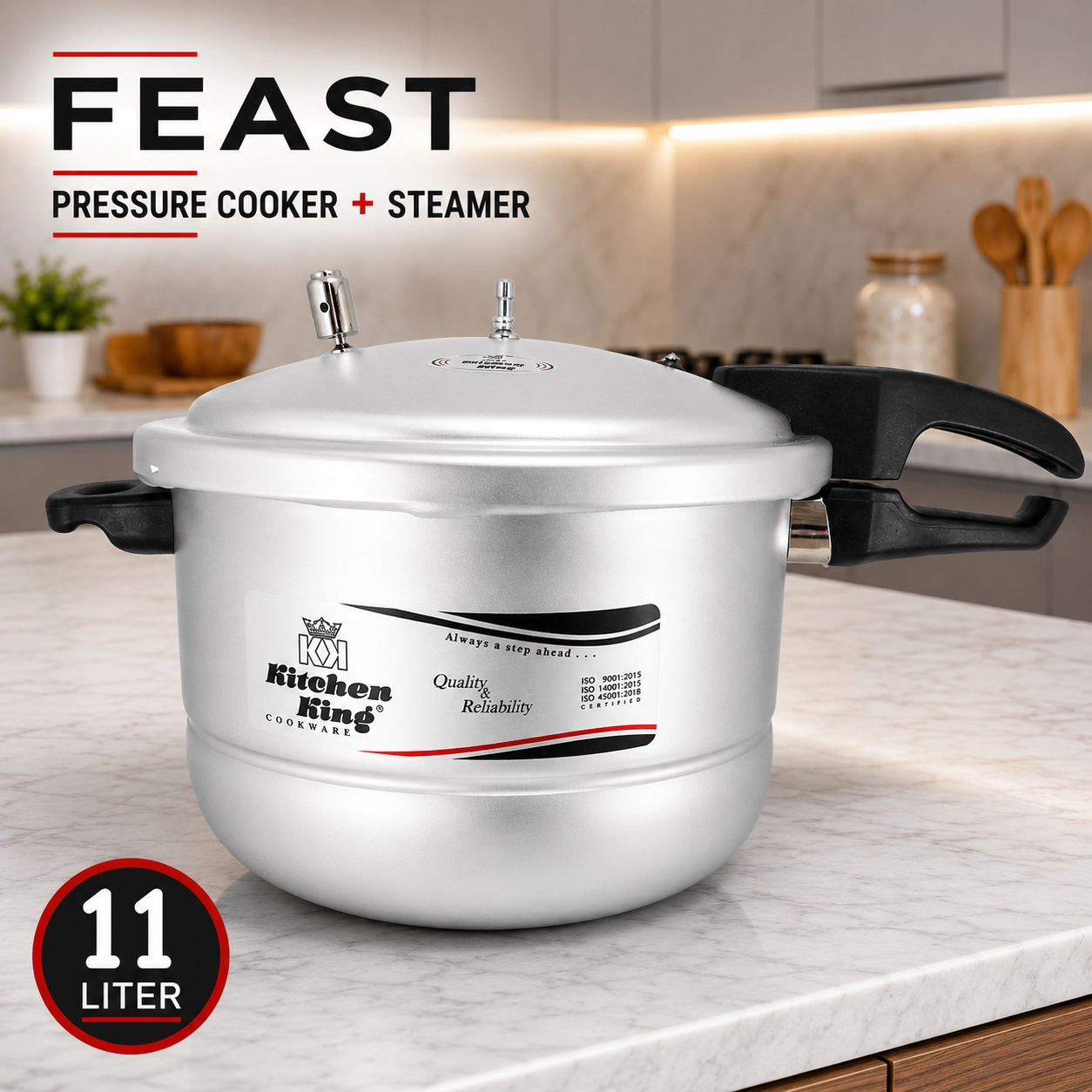 Kitchen King 11L Standard Pressure Cooker