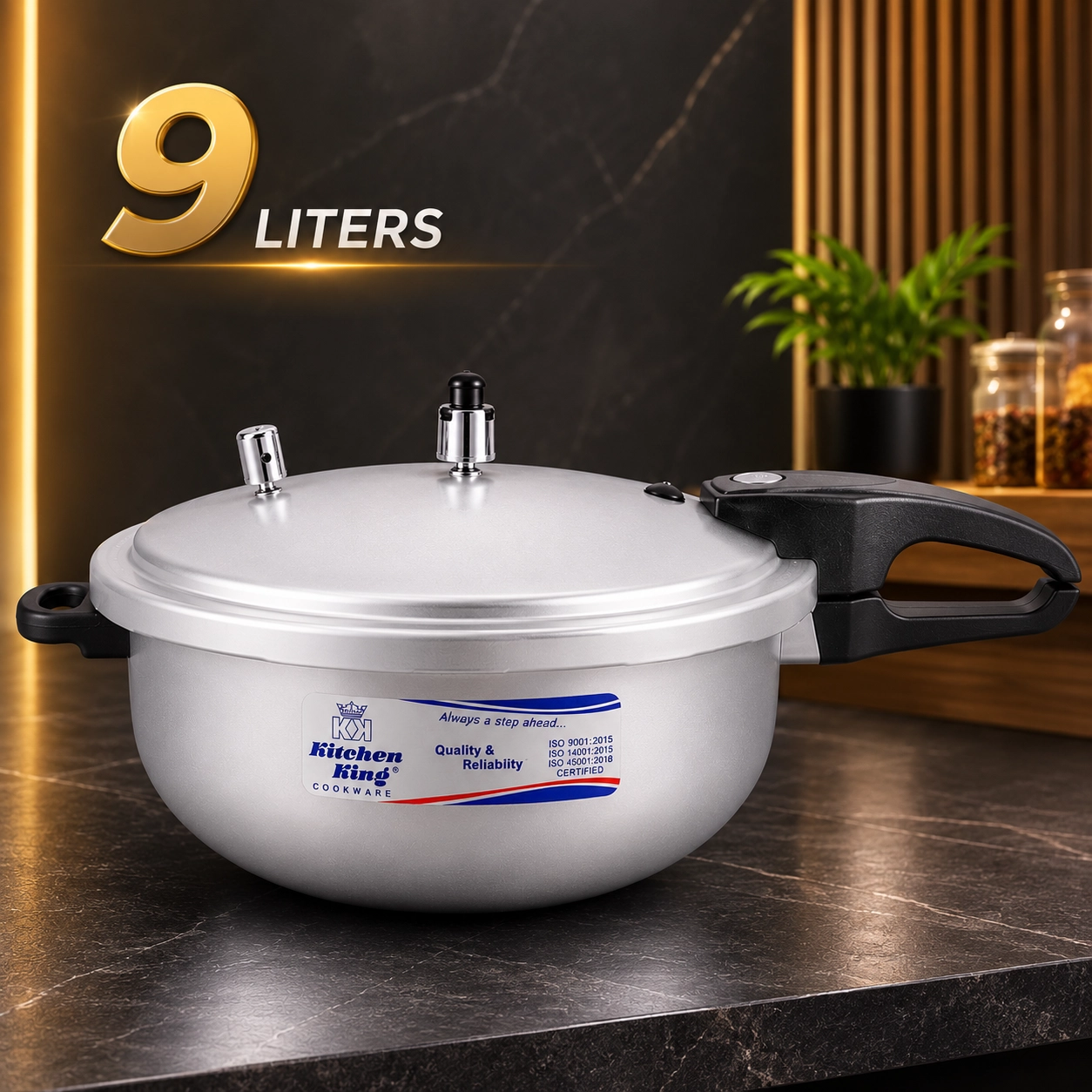 9 Liter Wok (Karahi) Cooker by Kitchen King